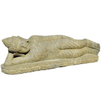 Buddha Figur Begusarai Liegend