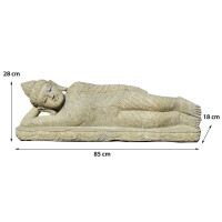 Buddha Figur Begusarai Liegend 7