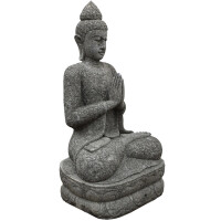 Buddha Figur Bidhannagar mit Geste der Demut