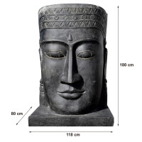 Buddha Gartenbrunnen Akamt Steinguss frostbeständig 119