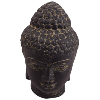 Buddha Büste Howrah Steinguss frostbeständig antik