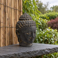 Buddha Büste Steinguss frostbeständig für Gar