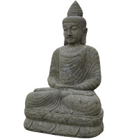 Buddha Figur Haldia mit Dhyana Geste 6