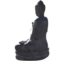 Buddha Figur Kotux Steinguss Dharmachakra Geste frostfest 78