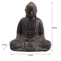 Buddha Figur Miltap Sitzend 7