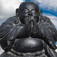 Buddha Figur Strynz mit Anjali Geste 4