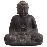 Buddha Figur Gopalpur Dhyana Mudra Steinguss frostbestä