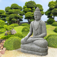 Buddha Figur Mirzapur Naturstein Erdberührung frostbest