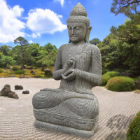 Buddha Figur Nagar mit Dharmachakra Mudra 3