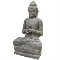 Buddha Figur Nagar mit Dharmachakra Mudra 5