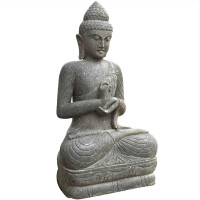 Buddha Figur Nagar mit Dharmachakra Mudra 1