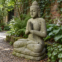 Buddha Figur Pali mit Geste der Demut 4