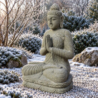Buddha Figur Pali mit Geste der Demut 6