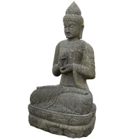 Buddha Figur Pallavaram Sitzend