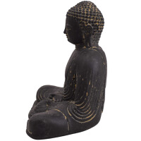Buddha Figur Pune Dhyana Mudra Steinguss frostbeständig