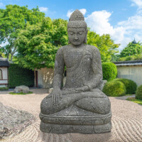 Buddha Figur Rourkela mit Erdberührung 3