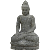 Buddha Figur Rourkela mit Erdberührung 5