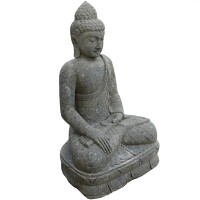 Buddha Figur Rourkela mit Erdberührung