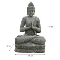 Buddha Figur Uluberia mit Anjali Mudra 5