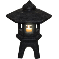 Gartenlampe Aniray japanischer Stil Steinguss frostfest 46x4