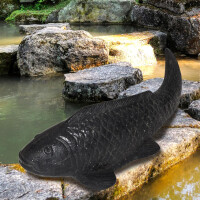 Steinfigur Glücksbringer Fisch Loni Grau 5