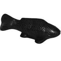 Steinfigur Glücksbringer Fisch Loni Grau 7