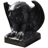 Garten Tierskulptur Gotischer Löwe Bikaner aus Stein 1