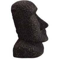 Osterinsel Moai Figur Steinguss frostbeständig 19x20x30