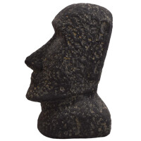 Osterinsel Moai Figur Steinguss frostbeständig 19x20x30