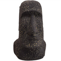 Osterinsel Moai Figur Steinguss frostbeständig 19x20x30