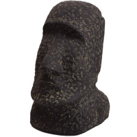 Osterinsel Moai Figur Steinguss frostbeständig 19x20x30cm Gartendeko