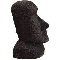 Osterinsel Moai Figur Steinguss frostbeständig 19x20x30