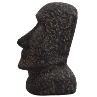 Osterinsel Moai Figur Steinguss frostbeständig 19x20x30