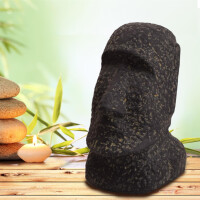 Osterinsel Moai Figur Steinguss frostbeständig 19x20x30cm Gartendeko