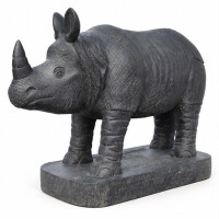Garten Tierskulptur Nashorn Agra 1