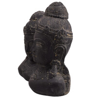 Stein Büste Rama & Sita Ujjain Steinfigur Gartendek