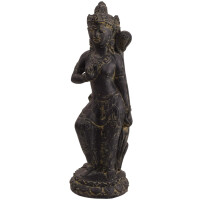 Reisgöttin Awada Stein Skulptur stehend Dharmachakra Mudra 45cm Garten