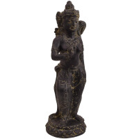 Reisgöttin Awada Stein Skulptur stehend Dharmachakra Mu