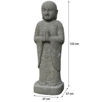 Shaolin Mönch Figur Avadi mit Geste der Demut 4