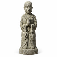 Shaolin Mönch Figur Bhilwara mit Anjali Geste Statue