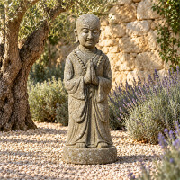 Shaolin Mönch Figur Bhilwara mit Anjali Geste Statue 3