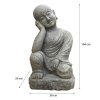 Shaolin Mönch Figur Junagadh Skulptur 2