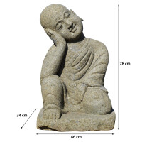 Shaolin Mönch Figur Junagadh Skulptur 7