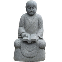 Shaolin Mönch Figur Kamarhati mit Buch 4