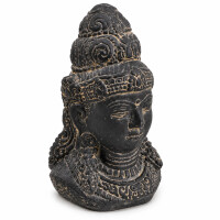 Hindugott Shiva Büste Steinguss frostbeständig 17x13x25cm Gartenfigur