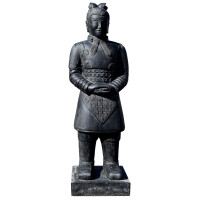 Tempelwächter Figur Chinesischer Krieger Waghala stehend