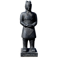 Tempelwächter Figur Chinesischer Krieger Waghala stehend