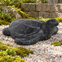 Garten Tierskulptur Wasserschildkröte Hubballi aus Stei