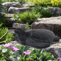 Garten Tierskulptur Wasserschildkröte Hubballi aus Stein